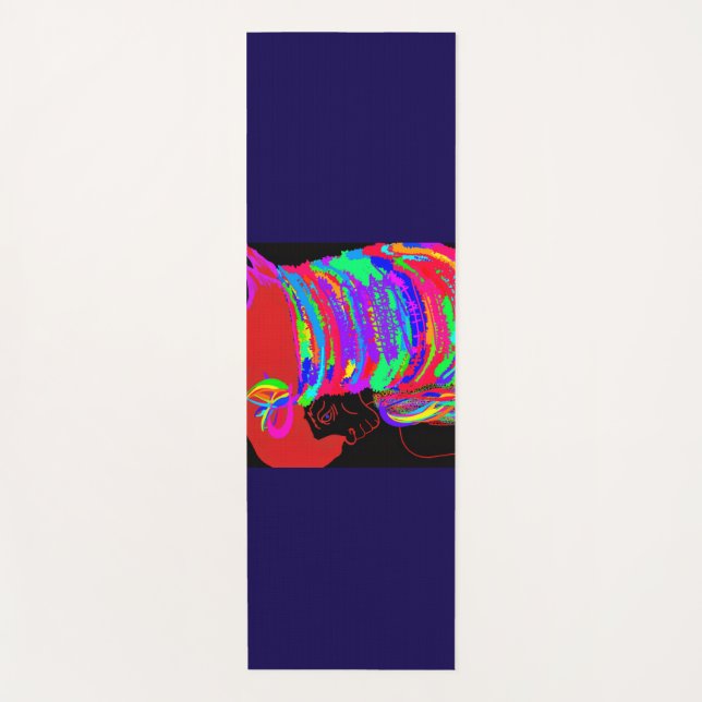 Esterilla De Yoga Reddish-Orange Fox Warrior Princess Two-Toned  (Anverso)