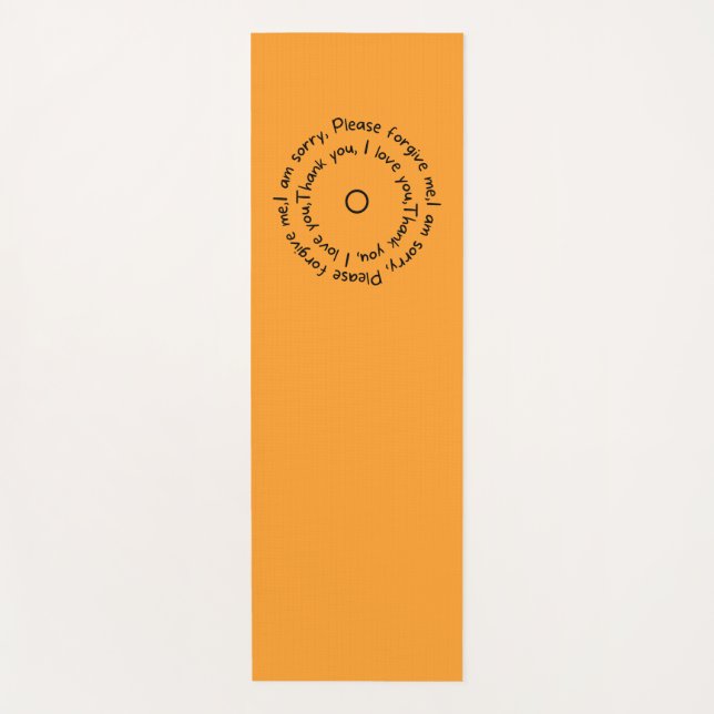 Esterilla De Yoga Reflexiones de Hooponopono (Anverso)