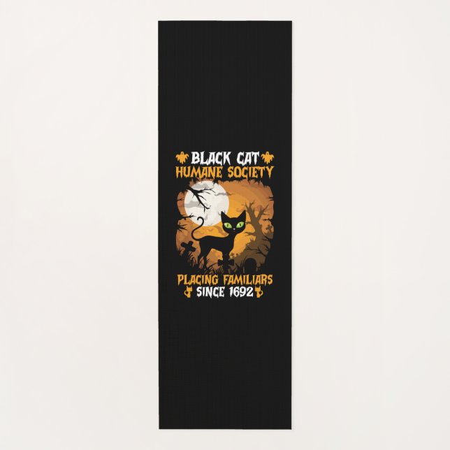 Esterilla De Yoga Regalo de Halloween | Familiares de la Sociedad Hu (Anverso)