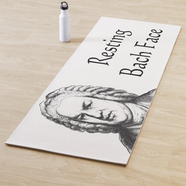 Esterilla De Yoga Resting Bach Face Classical Music Composer (In situ)