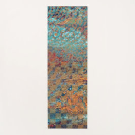 Esterilla De Yoga Resumen Azul Mezcla De Animales Y Piel De Cebra