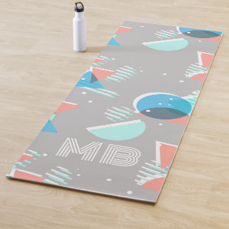 Esterilla De Yoga Resumen Bauhaus Half Circles Mod Pop Art Pattern