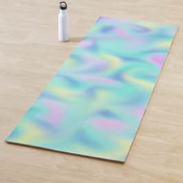 Esterilla De Yoga Resumen Bonito Pastel Swirls