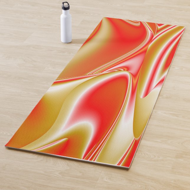 Esterilla De Yoga Resumen de amor y oro en 3D Rainbowart (In situ)