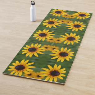 Esterilla De Yoga Resumen De Bee On Black Eyed Susan Flower