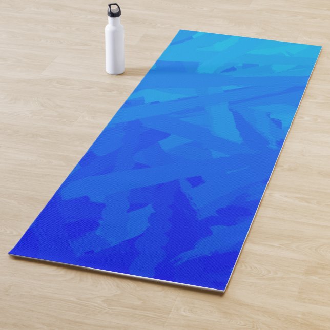 Esterilla De Yoga Resumen de degradado azul (In situ)