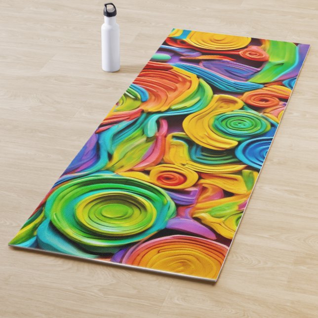 Esterilla De Yoga Resumen de la alegría cerámica (In situ)