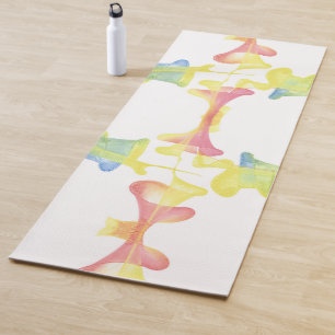 Esterilla De Yoga Resumen de los embudos Pastel de yoga reversibles