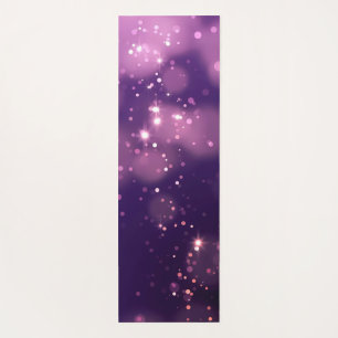 Esterilla De Yoga Resumen de Purple Bokeh