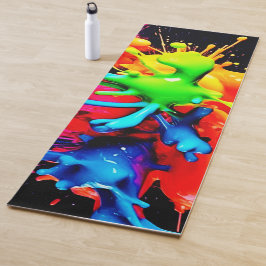 Esterilla De Yoga Resumen de salpicaduras coloridas