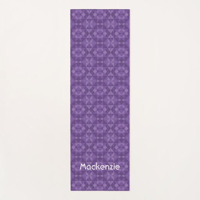 Esterilla De Yoga Resumen del patrón de triángulo geométrico (Anverso)