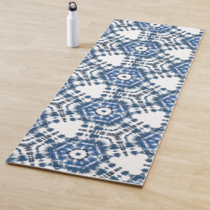 Esterilla De Yoga Resumen del tinte del tie azul índigo