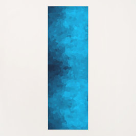 Esterilla De Yoga Resumen Fondo azul cristalizado