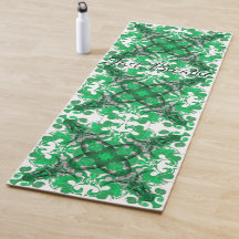 Resumen mandala verde giratoria mariposa psicodéli