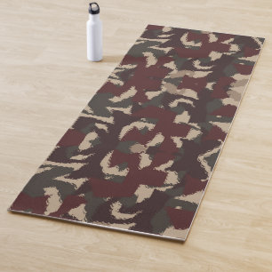 Esterilla De Yoga Resumen Modelo de camuflaje militar