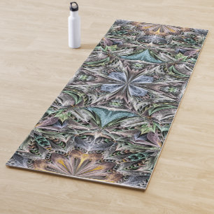 Esterilla De Yoga Resumen Multicolor Succulum Garden Rosette