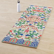 Retro China Lotus Botánico sobre Chinoiserie blanc