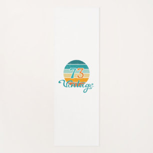 Esterilla De Yoga Retro Sunset 73 Vintage Distressed