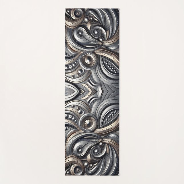 Esterilla De Yoga riveted metal curves  (Anverso)