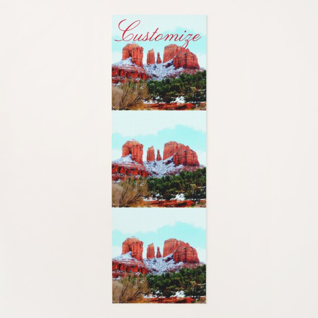 Esterilla De Yoga Rock Catedral Sedona Thunder_Cove (Anverso)