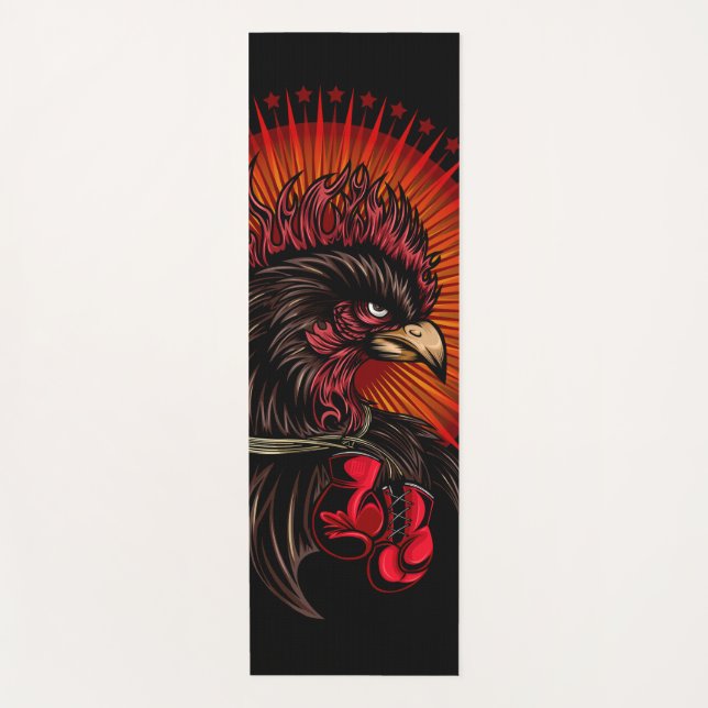 Esterilla De Yoga Rooster de boxeo (Anverso)
