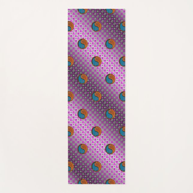 Esterilla De Yoga Rooster de Cáncer y Madera (Anverso)