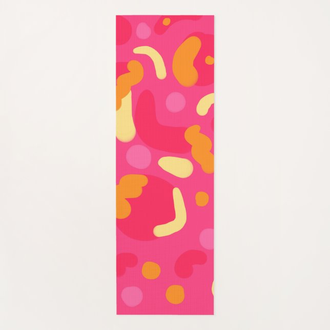 Esterilla De Yoga Rosa  (Anverso)