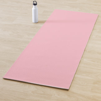 Esterilla De Yoga Rosa Claro Color Sólido Pastel Femenino