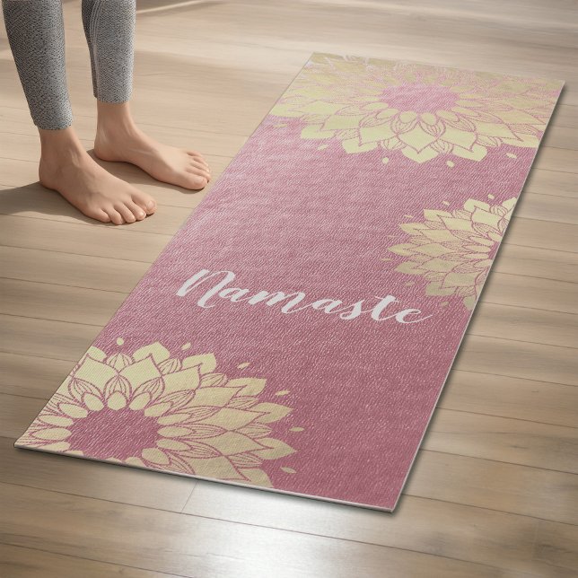 Esterilla De Yoga Rosa del instructor de mediación de yoga Mandala L (Subido por el creador)