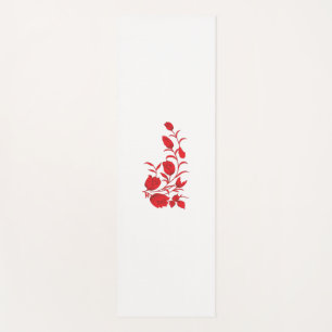 Esterilla De Yoga Rosa Madder, diseño floral de Thunderbird