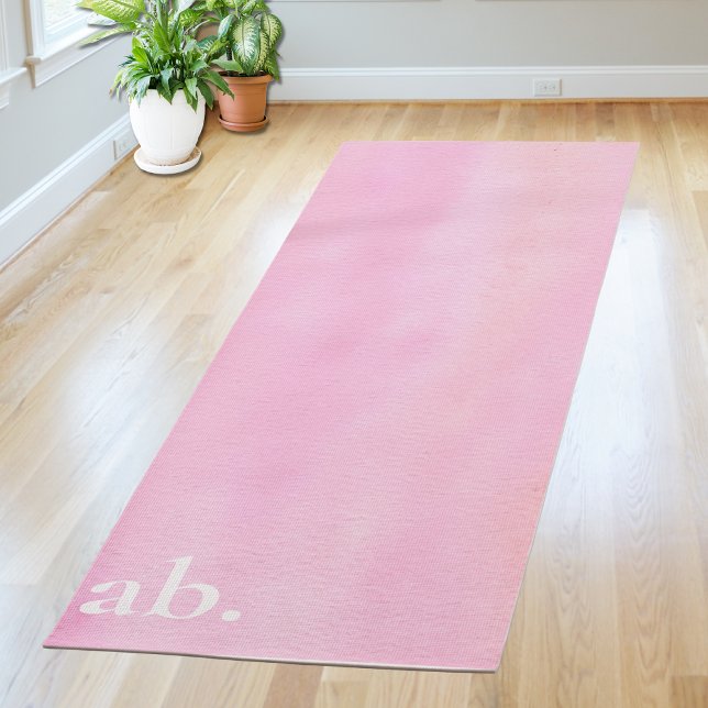 Esterilla De Yoga Rosa Monograma  (Subido por el creador)