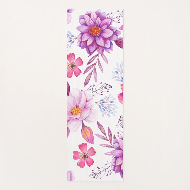 Esterilla De Yoga Rosa violeta (Anverso)