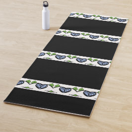 Esterilla De Yoga Rosa y negro