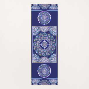Esterilla De Yoga Rosario azul