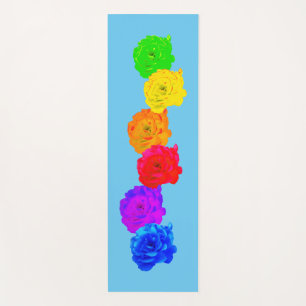 Esterilla De Yoga Rosas del arcoiris