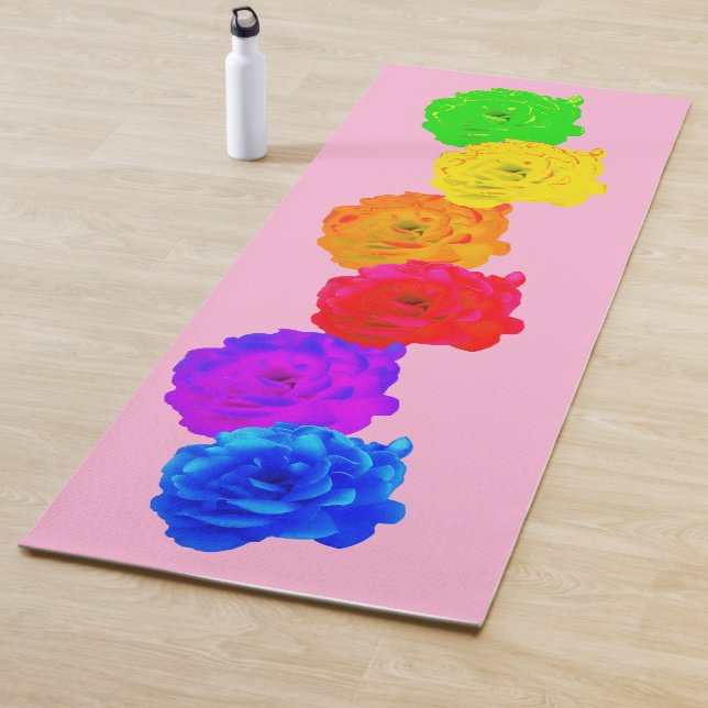 Esterilla De Yoga Rosas del arcoiris (In situ)
