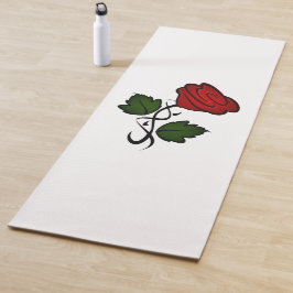 Esterilla De Yoga Rosas rojas simples