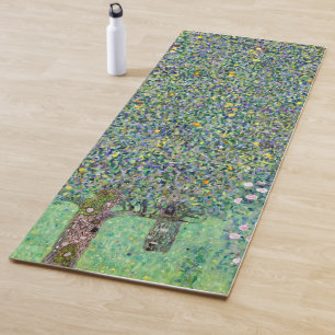 Esterilla De Yoga Rosebushes Bajo Los Árboles, Gustav Klimt
