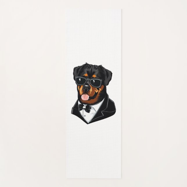 Esterilla De Yoga Rottweiler The Bodyguard (Anverso)