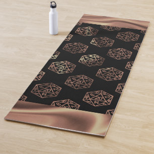 Esterilla De Yoga RPG Dice   Papel de cobre Fantasía Retro Tabletop 
