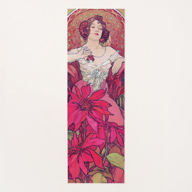 Esterilla De Yoga Ruby (Cuatro Joyas), Alphonse Mucha (Anverso)
