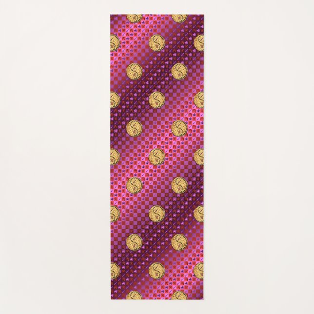 Esterilla De Yoga Sagitario y Tigre de Fuego (Anverso)