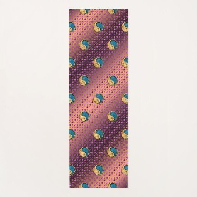 Esterilla De Yoga Sagittarius y Caballo de Agua (Anverso)