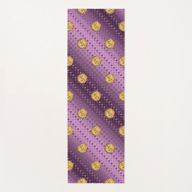 Esterilla De Yoga Sagittarius y Fire Rabbit (Anverso)