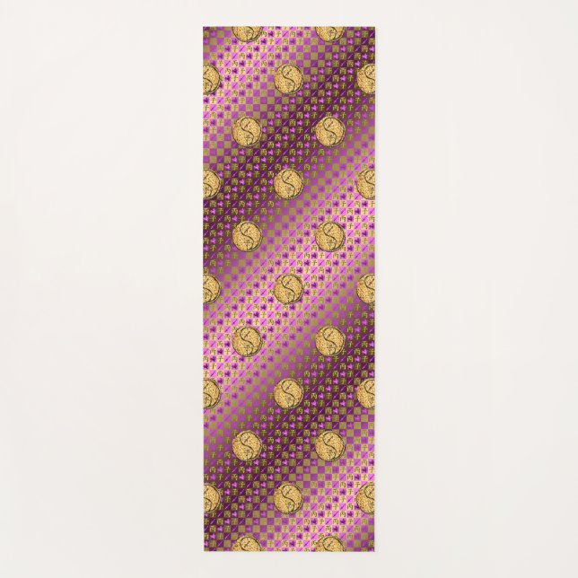 Esterilla De Yoga Sagittarius y rata de fuego (Anverso)