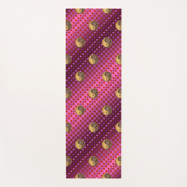 Esterilla De Yoga Sagittarius y tigre de la Tierra (Anverso)