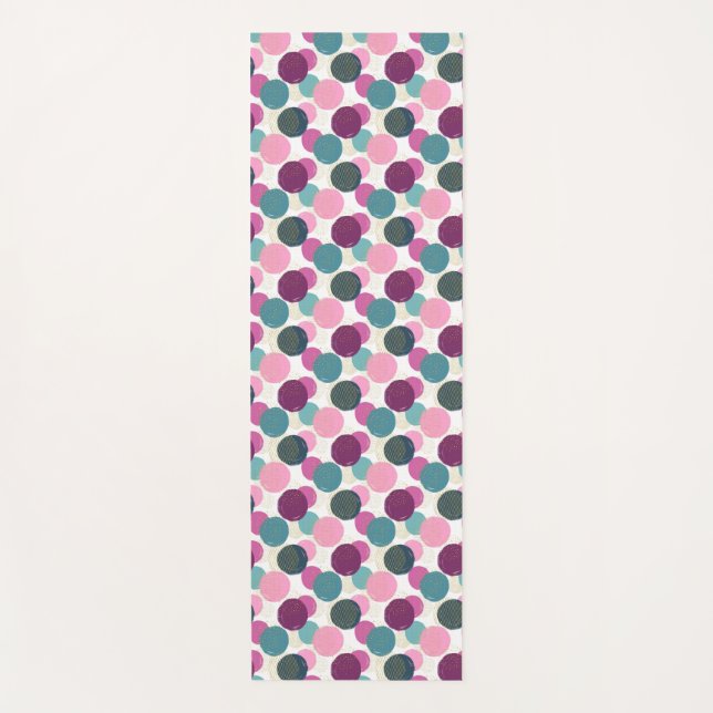 Esterilla De Yoga Saldo alegre: Punto de Polka (Anverso)