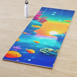 Esterilla De Yoga Se encontró un paraíso submarino vibrante