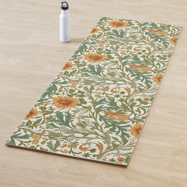 Esterilla De Yoga Seamless Arts and Crafts style repeating pattern (In situ)