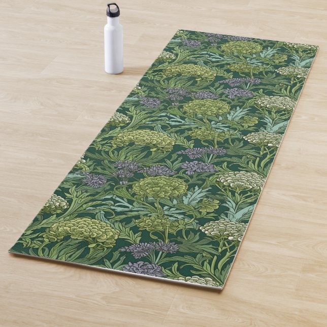 Esterilla De Yoga Seamless William Morris style floral pattern (In situ)
